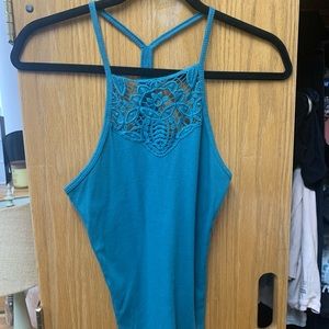aeropostale racer back lace tank